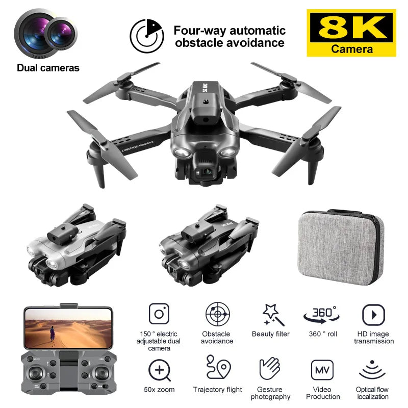 HIGHDRONE S12 MAX - CÁMARA DUAL 8K ULTRA HD